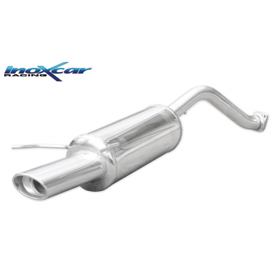 Escape trasero deportivo 1X120X80 MG ZR 160 (160CV) 2001-2005 CON Homologacion Europea Inoxcar