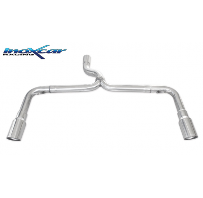 Escape trasero sin silenciador 1X102 RACING Salida Izq. + Dcha. MINI COUNTRYMAN 1.6 S COOPER (184CV) 2010-- Ø 55 / ALL4 (Type R6