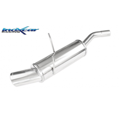 Escape trasero deportivo 1X120X80 MINI COOPER 1.6 (115CV) 2001-2006 Ø 50 (Type R50) CON Homologacion Europea Inoxcar