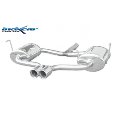 Escape trasero deportivo CEN 2X80 MINI COOPER 1.6 S (170CV) 2001-2006 Ø 57 (Type R53) CON Homologacion Europea Inoxcar