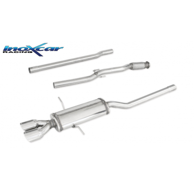 Tubo central directo+ Escape trasero 2X76 Racing (Ø 55) MINI COOPER 1.6 S (175CV) 2007-- (Type R56) SIN homologacion Inoxcar