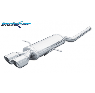 Escape trasero deportivo CEN 2X80 RACING MINI COOPER 1.6 J.COOPER WORKS (211CV) 2009-2012 (Type R56) CON Homologacion Europe