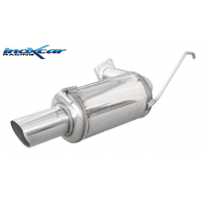 Escape trasero deportivo 1X90 RALLY MITSUBISHI LANCER EVO VII (280CV) 2001-2003 CON Homologacion Europea Inoxcar