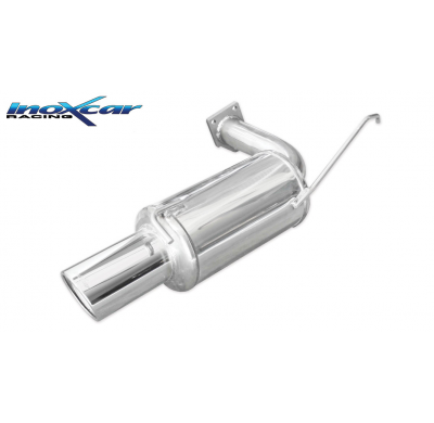 Escape trasero deportivo 1X100 X-RACE MITSUBISHI LANCER EVO VII (280CV) 2001-2003 CON Homologacion Europea Inoxcar