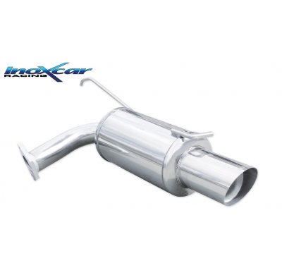 Escape trasero deportivo 1X102 RACING MITSUBISHI LANCER EVO VIII (265CV) 2004-2005 Ø 63 CON Homologacion Europea Inoxcar