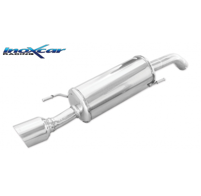 Escape trasero deportivo 1X102 RACING OPEL ADAM 1.4 S TURBO (150cv) 2015-- diam. 54 CON Homologacion Europea Inoxcar