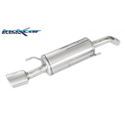 Escape trasero deportivo 1X120X80 OPEL ADAM 1.4 S TURBO (150cv) 2015-- diam. 54 CON Homologacion Europea Inoxcar