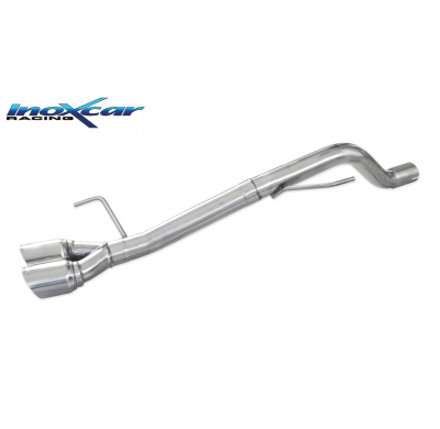 Escape trasero sin silenciador 2X80 RACING ABARTH GRANDE PUNTO 1.4 T-JET (155CV) 2007-- Ø 60 SIN homologacion Inoxcar