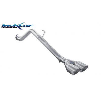 Escape trasero sin silenciador 2X80 RACING ABARTH PUNTO EVO 1.4 TURBO MultiAir (165CV) 2010-- Ø 55 SIN homologacion Inoxcar