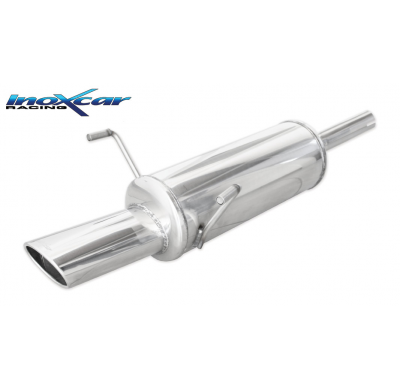 Escape trasero deportivo 1X120X80 OPEL ASTRA H (Type GTC) 1.6 16V TURBO (180CV) 2007-- CON Homologacion Europea Inoxcar