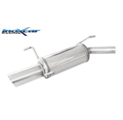 Escape trasero deportivo 1X90 RALLY OPEL CORSA C 1.2 16V (75CV) 2000-2003 Ø 45 CON Homologacion Europea Inoxcar