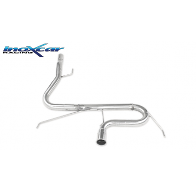 Escape trasero sin silenciador CEN OPEL CORSA D OPC 1.6 16V TURBO (192CV) 2007-- Ø 54,5 SIN homologacion Inoxcar