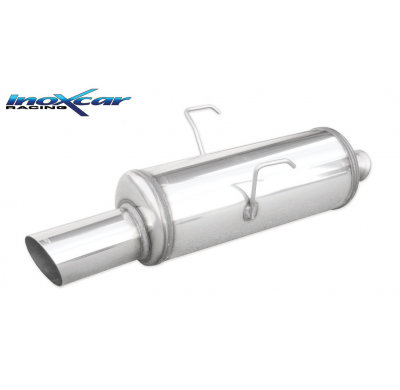 Escape trasero deportivo 1X90 RALLY PEUGEOT 106 2° serie 1.4 (75CV) 1996-2003 CON Homologacion Europea Inoxcar