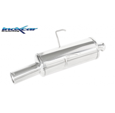 Escape trasero deportivo 1X80 PEUGEOT 106 2° serie 1.4 (75CV) 1996-2003 CON Homologacion Europea Inoxcar
