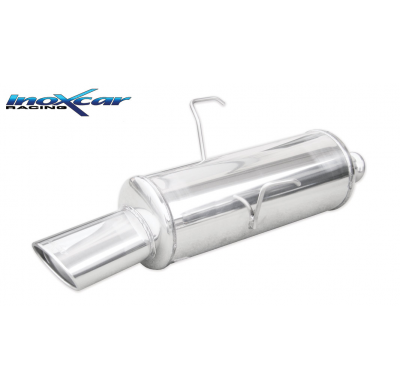 Escape trasero deportivo 1X120X80 PEUGEOT 106 2° serie 1.4 (75CV) 1996-2003 CON Homologacion Europea Inoxcar