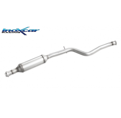 Tubo central con silenciador (EURO2) --2000 PEUGEOT 106 2° serie 1.6 16V RALLYE / GTI / 1.6 16V 1996-2003 SIN homologacion Inoxc