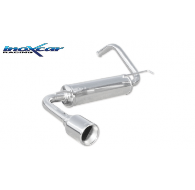 Escape trasero deportivo 1X102 PEUGEOT 107 1.0 12V (68CV) 2005-- CON Homologacion Europea Inoxcar