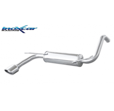 Escape trasero deportivo 1X120X80 PEUGEOT 107 1.0 12V (68CV) 2005-- CON Homologacion Europea Inoxcar