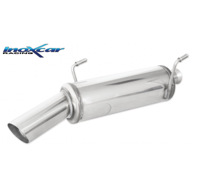 Escape trasero deportivo 1X90 RALLY PEUGEOT 206 HDI HDI 1.6 (110CV) 2004-2006 CON Homologacion Europea Inoxcar