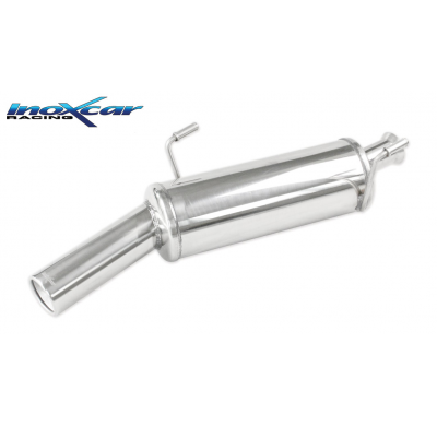 Escape trasero deportivo 1X80 PEUGEOT 206 HDI HDI 1.6 (110CV) 2004-2006 CON Homologacion Europea Inoxcar