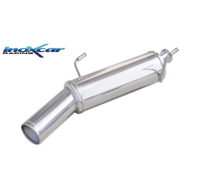 Escape trasero deportivo 1X102 PEUGEOT 206 HDI HDI 1.6 (110CV) 2004-2006 CON Homologacion Europea Inoxcar