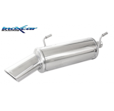Escape trasero deportivo 1X120X80 PEUGEOT 206 CC CC 1.6 16V (109CV) 2001-- CON Homologacion Europea Inoxcar