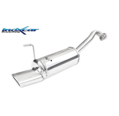 Escape trasero deportivo 1X120X80 HONDA JAZZ 2017-- 1.5 (131cv) 2017-- PENDIENTE de Homologacion Europea Inoxcar