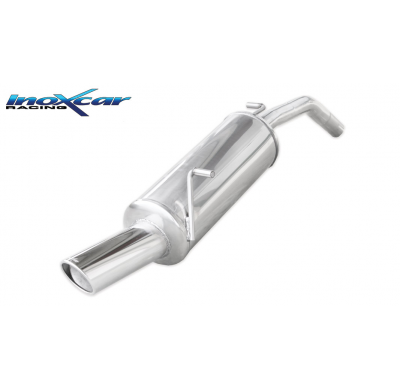 Escape trasero deportivo 1X90 X-RACE PEUGEOT 207 1.4 16V (90CV) 2006-- Ø 42 CON Homologacion Europea Inoxcar