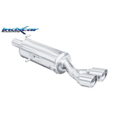 Escape trasero deportivo 2X80 X-RACE PEUGEOT 308 1.6 THP GTI (200CV) 2011-2013 Ø 65 CON Homologacion Europea Inoxcar