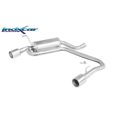 Silenciador trasero deportivo  duplex 1X102 PEUGEOT 406 3.0 V6 COUPÉ SIN homologacion Inoxcar