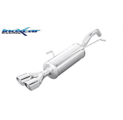 Escape trasero deportivo 2X80 X-RACE PEUGEOT RCZ 1.6 THP (156CV) 2010-- CON Homologacion Europea Inoxcar