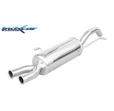 Escape trasero deportivo diam.54 PEUGEOT RCZ 1.6 THP (156CV) 2010-- CON Homologacion Europea Inoxcar