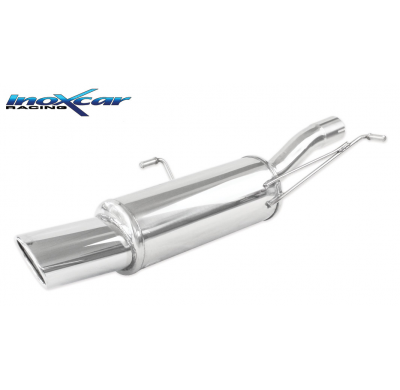 Escape trasero deportivo 1X150X105 OBLIQUO PEUGEOT RCZ 1.6 THP (200CV) 2010-- CON Homologacion Europea Inoxcar
