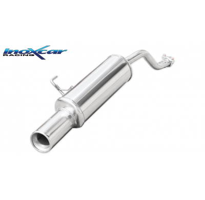 Escape trasero deportivo 1X102 RENAULT CLIO 2 1.2 16V (75CV) 1998-- Ø 45 CON Homologacion Europea Inoxcar
