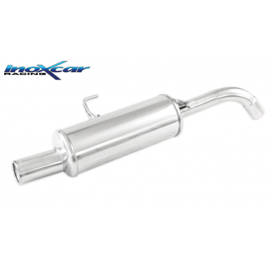 Escape trasero deportivo 1X80 RENAULT CLIO 2 RS 2.0 fase1 (172CV) 2000-2001 Ø 54 CON Homologacion Europea Inoxcar