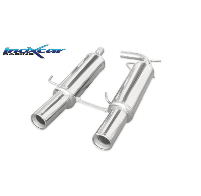 Escape trasero deportivo CEN 2X102 RENAULT CLIO 2 RS 2.0 fase3 (182CV) 2004-2005 CON Homologacion Europea Inoxcar