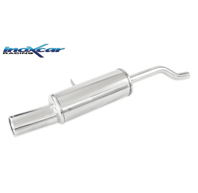 Escape trasero deportivo 1X102 RENAULT CLIO 3 1.2 16V (75CV) 2005-- CON Homologacion Europea Inoxcar