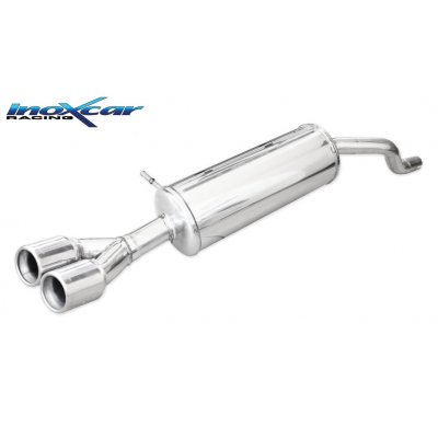 Escape trasero deportivo 2X80 RENAULT CLIO 4 1.2 GT (120cv) 2013-- CON Homologacion Europea Inoxcar