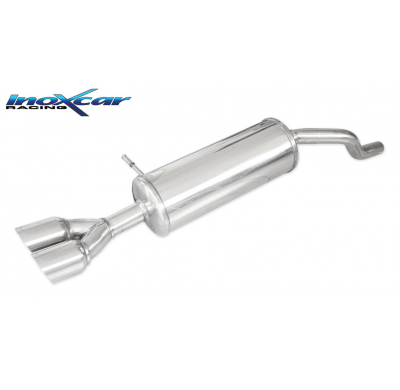 Escape trasero deportivo 2X80 RACING RENAULT CLIO 4 1.2 GT (120cv) 2013-- CON Homologacion Europea Inoxcar