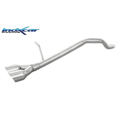 Escape trasero sin silenciador 2X80 RACING RENAULT CLIO 4 1.5 Dci (75cv) 2015-- Ø 40 SIN homologacion Inoxcar