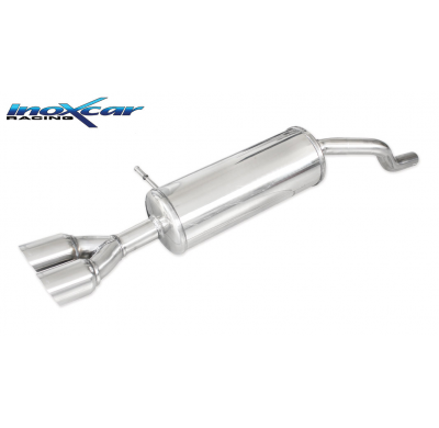 Escape trasero 2X80 RACING RENAULT CLIO 4 1.5 Dci (100cv) 2012-- Inoxcar PENDIENTE DE HOMOLOGACION