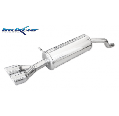 Escape trasero 2X80 X-RACE RENAULT CLIO 4 1.5 Dci (100cv) 2012-- Inoxcar PENDIENTE DE HOMOLOGACION
