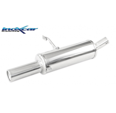 Escape trasero deportivo 1X80 RENAULT MEGANE II 2.0 16V (136CV) 2002-2006 Ø 50 CON Homologacion Europea Inoxcar