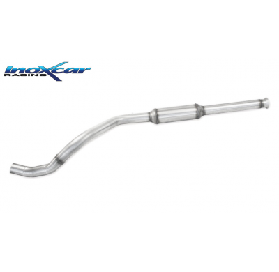 Tubo central con silenciador RENAULT MEGANE II 2.0 16V RS TURBO (225CV) 2004-- Ø 60 CON homologacion Inoxcar