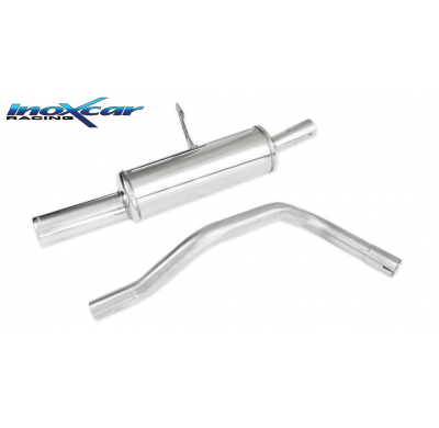 Escape trasero deportivo 1X80 RENAULT MEGANE II restyling 2006 CC 1.5 DCi (105CV) 2006-- CON Homologacion Europea Inoxcar