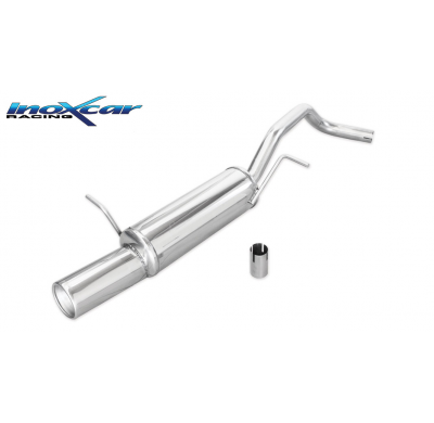 Escape trasero deportivo 1X102 SEAT IBIZA (Type 6L) 1.2 12V (64CV) 2002-2006 Ø 45 CON Homologacion Europea Inoxcar