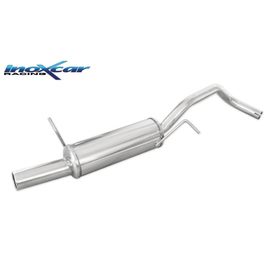 Escape trasero deportivo 1X80 SEAT IBIZA (Type 6L) 1.4 16V (100CV) 2002-2006 Ø 45 CON Homologacion Europea Inoxcar