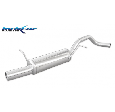 Escape trasero deportivo 1X80 SEAT IBIZA (Type 6L) 1.4 TDI (75CV) 2002-2006 CON Homologacion Europea Inoxcar