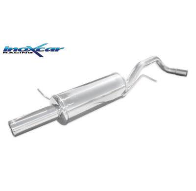 Escape trasero deportivo 1X80 SEAT IBIZA (Type 6L) 1.8 T 20V FR (150-180CV) 2004-2006 Ø 55 CON Homologacion Europea Inoxcar