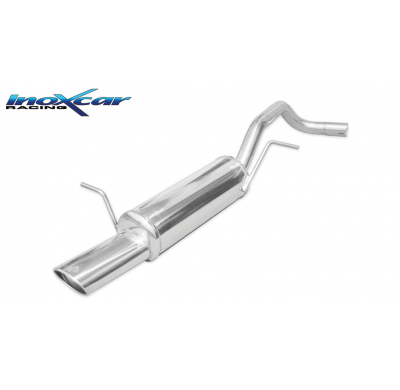 Escape trasero deportivo 1X120X80 SEAT IBIZA (Type 6L) 1.8 T 20V FR (150-180CV) 2004-2006 Ø 55 CON Homologacion Europea Inox